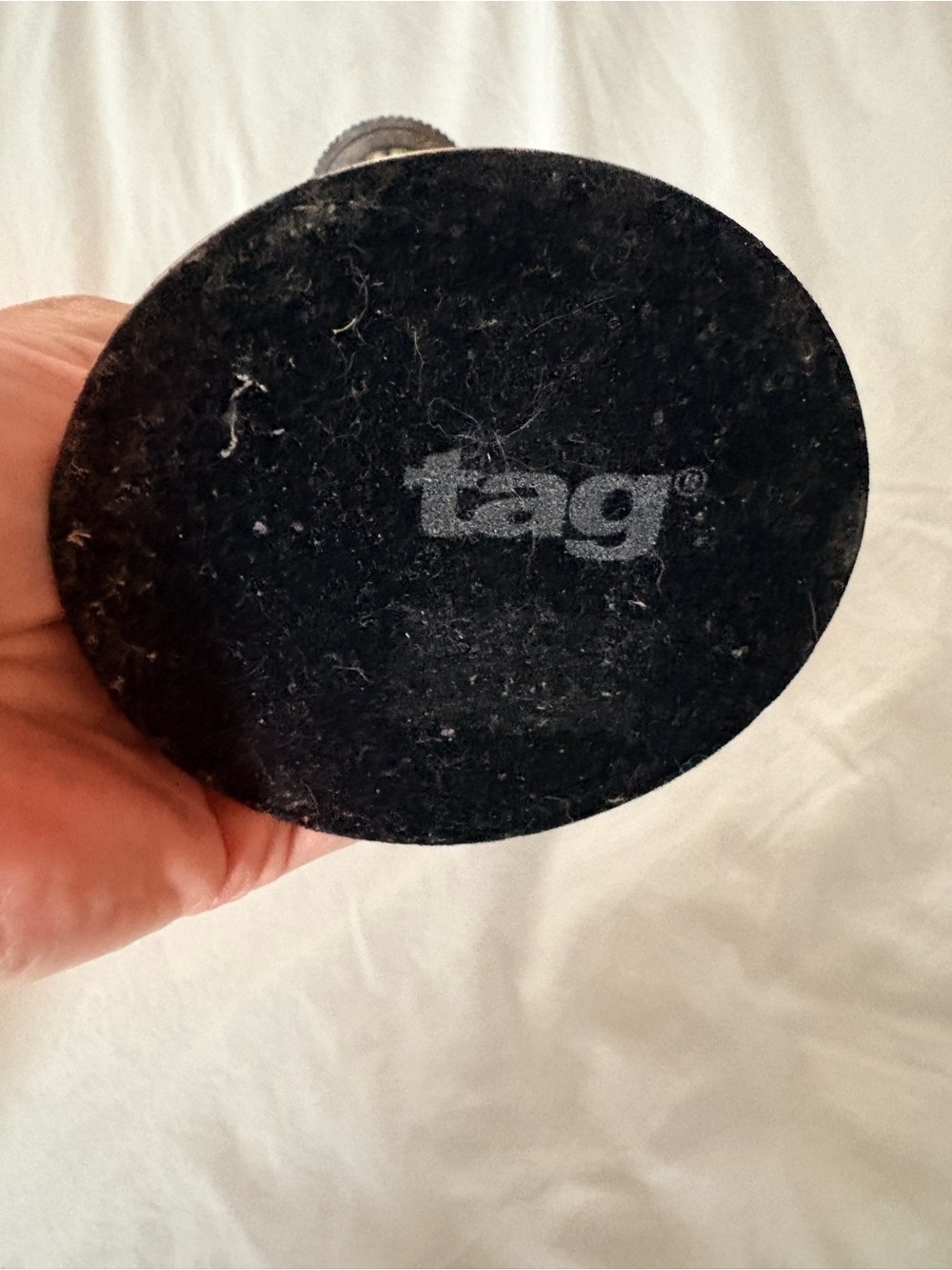 Tag Black Tablet Stand Base with Branded Logo